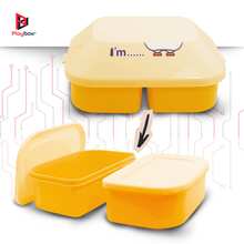 Lonchera Tipo Tóper 3 en 1 con Cubiertos y Asa Transportable Termorresistente YUDA16117 - Rosa coral - Ver 7