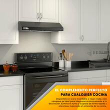 Campana Para Cocina Extractora 60 cm Acero Inoxidable con 3 Velocidades y Luz LED - Tipo de Enchufe A USA (110-127V) - Ver 5