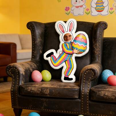 Gối hình thú cưng người ngoài hành tinh hai mặt tùy chỉnh - Phong cách hiện đại, có khóa kéo, có thể giặt tay, ruột bông, lý tưởng để trang trí nhà cửa và làm quà tặng kỷ niệm thú cưng, quà Giáng sinh.