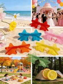 20/10 chiếc kính mắt không gọng hình ngôi sao năm cánh, phù hợp cho cả nam và nữ, thích hợp cho dịp năm mới, ngày lễ Thánh Patrick, tiệc bãi biển mùa hè, phụ kiện cưới, Halloween (màu sắc ngẫu nhiên) - Kiểu C - Xem 4