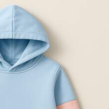 Girls' Warm Fleece Kangaroo Hoodie Sweatshirt - Celeste - Ver 3