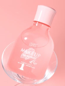 USHAS Rose Scented Makeup Remover Oil-In-Water, Gentle & Non-Irritating, Refreshing Rose Makeup Remover, 160ML, 3-In-1 For Eyes, Lips & Face - #FS436 - View 4