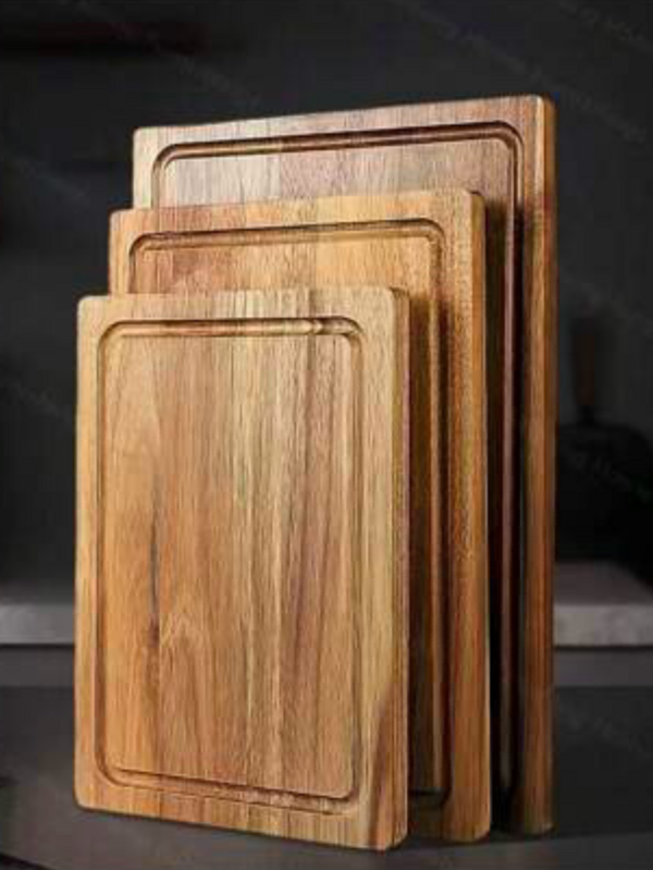 1pc Rosewood Cutting Board - Double-Sided, Easy To Clean, Multi-Functional Chopping Board Suitable For Cheese, Vegetables, Meat, Bread, Fruits, Nuts, Steak, Sushi, Home Kitchen, Restaurant, Food Contact, Easy To Wash, Outdoor Camping Use