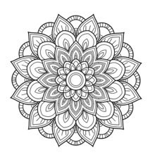 GDTME Mandala: Adult And Teen Coloring Book, Featuring Complex Symmetrical Geometric And Zen Lotus Motifs, A Journey Of Inner Peace Meditation Series, 18cm/7.08in Main Book + 14.7cm/5.7in Mini Pages + 7.2cm/2.8in Pocket Card Shaped, Single-Sided Easy Tear Non-Bleed, Each Page Is A Mandala Sanctuary To Inner Tranquility - Mandala - View 4