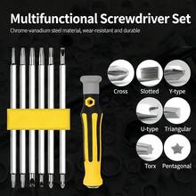 Multi-Function Screwdriver Set, Y-Type, U-Type, Star-Shaped, Screwdriver Combination - Multicolor - View 3