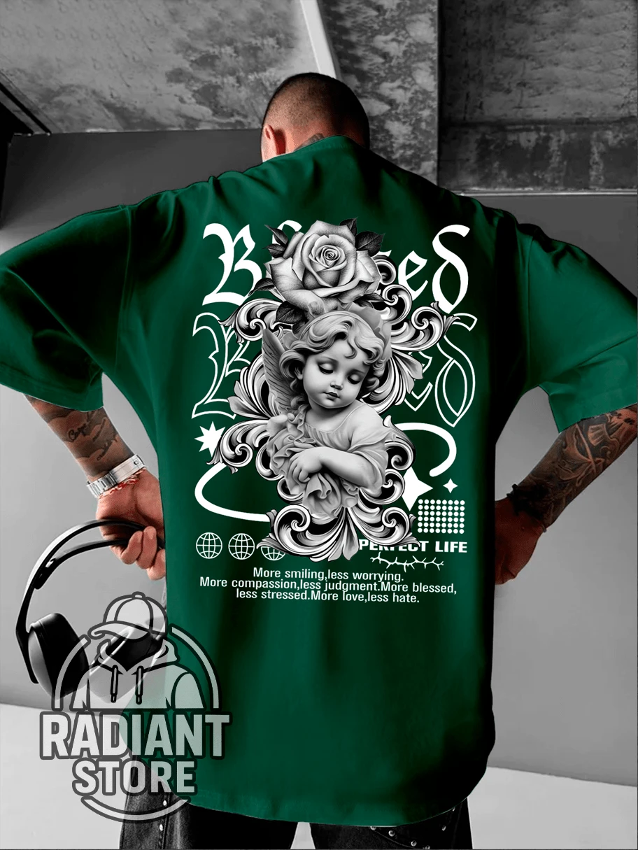 Comfortable Basic T-Shirt For Everyday Wear. Art, Streetwear, Urban Culture, Street Fashion, Street, Graffiti, Tagging, Skater, Skateboarding. Unisex Shirt/Blouse. Men's/Women's. 100% Cotton. Premium Top Streetwear. New Release. Immediate Shipping. Various Colors!! Plus Size - 軍綠色 - 查看 1