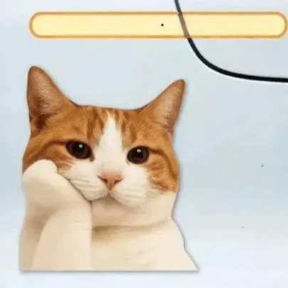 1-2pcs/Set Cute Cat Car Sticker - Suitable For Women/Men, Personalized Car Accessories, Funny Emotion Crash-Proof Window Sticker, Car Decor Gift