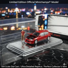 MINICHAMPS BM Creations 1:64 限量版 787B + Civic EG6 右舵车型，带可开启引擎盖 - 彩色 - 查看 8