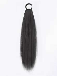 23-Inch Long Hair Ponytail Wig With Headband, Designed To Look Like A Hair Tie, Features Natural Fluffy And Soft Elastic Band, High Ponytail Wig - Multicolor - View 9