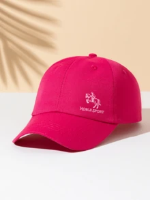 1 pieza Gorra de béisbol minimalista y versátil de moda "NOBLE SPORT Equestrian", adecuada para deportes al aire libre, gran regalo para familiares y amigos, para todas las estaciones - Gorra de béisbol - Ver 7