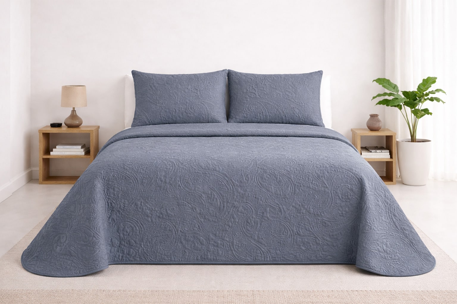 Estampado Floral Gris