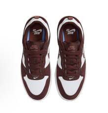 Nike SB ALLEYOOP 女款轻便、舒适、耐穿的户外滑板鞋，低帮平底休闲运动鞋，白红撞色设计，通勤滑板鞋，时尚款 CQ0369-601 - 白紅 - 查看 3
