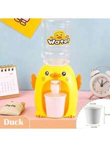 1pc Cute Animal Shaped Children's Water Dispenser Toy, Press To Dispense, Can Be Used As Juice/Beverage Maker, Sticker Randomly Included - Multicolor - View 13