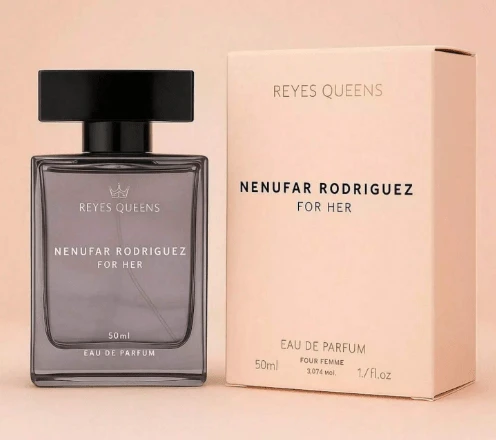 EverlyX Reyes Queens "Nenufar For Her" Women's Perfume 50ml – Fragrance With Rose, Peach, Musk, Amber, Sandalwood And Vanilla – Warm, Enveloping And Sensual Aroma – Refined And Modern Presentation – ✅ 24/72h Delivery To Spain