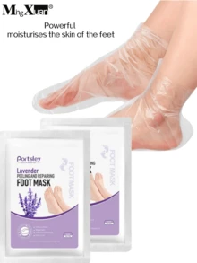 mingxuan 4对装，高效足膜，可连续使用4次，滋润足部肌肤，令肌肤自然光滑透亮；手膜，手足两用膜，针对足部厚茧，滋润手部肌肤；强效水杨酸手足膜 - 手足膜去角質 - 查看 2