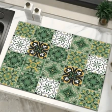 1 pieza Almohadilla absorbente, adecuada para cafetera, encimera de cocina, fregadero, grifo, inodoro, tocador, utensilios domésticos - Multicolor - Ver 5