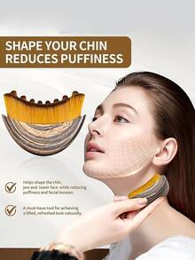 1支全新淋巴刮痧面部刷，眼颈护理面部刮痧按摩工具，母亲节、感恩节理想礼物，女性日常放松和美容护理 - 查看 4