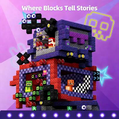 48/100/200/300pcs Magnetic Building Blocks Mine World Magnetic Brick Robot Carnival Midnight Bear Construction Cube Toys Set STEM Education Montessori Sensory For Kid 2026 Best Gift Toy For 3+ Boy Girl Children