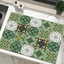 1 pieza Almohadilla absorbente, adecuada para cafetera, encimera de cocina, fregadero, grifo, inodoro, tocador, utensilios domésticos - Multicolor - Ver 7