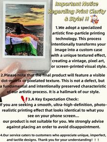 1pc Customized Photo Phone Case, Transparent Phone Protective Case, Upload Your Own Photo To Create A Unique And Design. Suitable As A Gift For Best Friends, Family, And Partners. Compatible With IPhone 17/17 Pro/17 Pro Max/17 Air, 16-11/Pro/Pro Max/Plus, S20-S25/Ultra/FE/Plus/Ultra - Pixel Style, Retro Dot Print, Non-Glossy - Clear - View 7