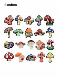 50pcs Cartoon Random Shoe Decorations Accessories Charms For Clogs Bubble Slides Sandals, Gift Idea For Birthday Christmas Halloween Party Favors - 彩色 - 查看 6