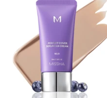 Missha M Perfect Cover Serum BB Cream 20ml/50ml No. 23 Neutral Beige - Skin Tint, Tinted Moisturizer, Skin Care Foundation Makeup, Korean Makeup - Số 23 Màu be trung tính - Xem 1