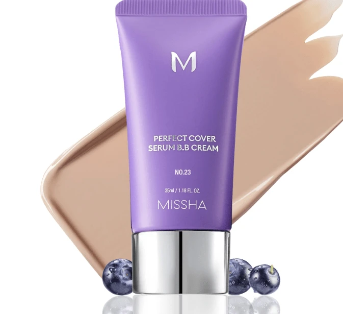 Missha M Perfect Cover Serum BB Cream 20ml/50ml No. 23 Neutral Beige - Skin Tint, Tinted Moisturizer, Skin Care Foundation Makeup, Korean Makeup - Số 23 Màu be trung tính - Xem 1