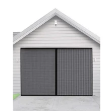 1件装超大号磁性黑色玻璃纤维网纱门帘，黑色透明磁性玻璃纤维网纱防蚊透气纱门帘，时尚家居磁性网纱门帘，适用于多种场景，车库门、纱门、窗纱 - 磁性黑玻纖紗門 - 查看 6