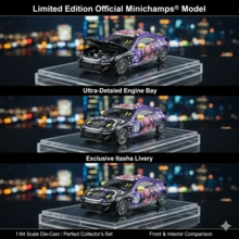 MINICHAMPS BMC 1/64 GR86 X Gloomy Bear 澳门大奖赛公路挑战赛压铸模型车 - 彩色 - 查看 2