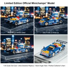 MINICHAMPS BM Creations 1:64 限量版 787B + Civic EG6 右舵车型，带可开启引擎盖 - 彩色 - 查看 4