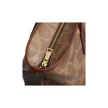 Coach Bolso de hombro para mujer CCD66IMXHE, de PVC con cuero, resistente al desgaste y a los arañazos, de gran capacidad, versátil para ir al trabajo y viajar, marrón clásico y lujoso - marrón - Ver 6