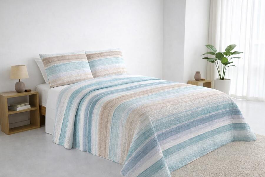 Quilt Sets - Lineas Azules - 查看 1