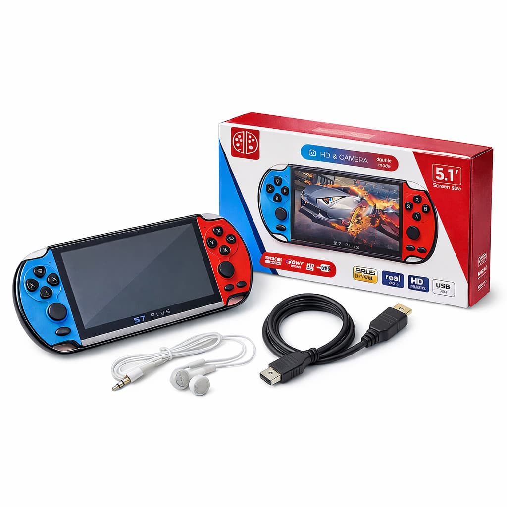 Joystick Retro Console Emulator 32bits X7 Screen 4.5" Inch 8G Mp5 Games Music Support 3.5plug - View 1