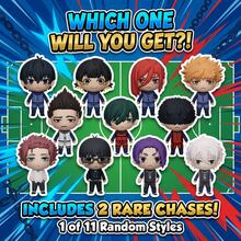 Crunchyroll Caja ciega oficial "BLUE LOCK" autorizada Colgante de personaje 3D, Juego de regalo de llavero de colección de personajes periféricos de anime (Un set incluye a Yoichi, Isagi, Meguru, Bachira, Hyoma, Chigiri, Rensuke, Kunigami y otros personajes) - Multicolor - Ver 1