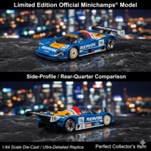 MINICHAMPS BM Creations 1:64 限量版 787B + Civic EG6 右舵车型，带可开启引擎盖 - 彩色 - 查看 2