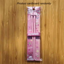 [Đã được ủy quyền IP] Bộ 2 đũa ngọc bích Hello Kitty hoạt hình tinh tế mới của Sanrio, đũa phụ cao cấp, thích hợp cho bàn ăn gia đình, sử dụng tinh tế, chất liệu bền đẹp, hai kiểu dáng để lựa chọn, thích hợp làm quà tặng sinh nhật cho nhiều độ tuổi, trang trí nhà hàng, ngày Valentine, đám cưới, mùa tựu trường, lựa chọn hoàn hảo cho cả bốn mùa. - Nhiều màu - Xem 15