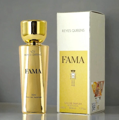 EverlyX Reyes Queens "Fama" Women's Perfume 50ml – Floral And Fruity Fragrance With Notes Of Mango, Bergamot, Jasmine, Incense, Vanilla And Sandalwood – Long-Lasting And Enveloping Scent For Modern And Sophisticated Women – ✅ 24/72h Delivery To Spain