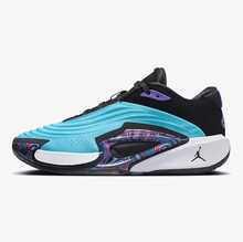 Giày bóng rổ cổ cao Nike mới, đệm nhẹ, thoải mái dành cho nam, giày thể thao Jordan Luka 3 bền chắc, hỗ trợ tốt, phối màu xanh dương & trắng, giày casual ngoài trời, thiết yếu cho hiệu suất trên sân, FQ1285-400 - Xanh và trắng - Xem 2