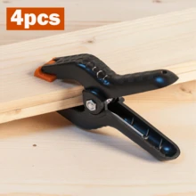 4PCS Large Spring Clamps 6 " Set Heavy Duty Market Tarpaulin Quick Grip Clips - A - View 6