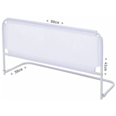 Grade de Cama 88x41 com Tela de Proteção - Segurança ao dormir - Serve para Cama Box com Colchão