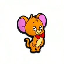 Warner Bros Bộ 1 móc khóa giày hình Tom và Jerry dễ thương, làm từ chất liệu PVC, thích hợp để trang trí túi đi biển, phụ kiện chuột Tom và Jerry mini đáng yêu, móc khóa giày, quà tặng nhỏ cho tiệc sinh nhật, phụ kiện trang phục dự tiệc, áp dụng cho giày và dép, lý tưởng làm quà tặng cho trẻ em và trang trí giày - Móc khóa giày hoạt hình vui nhộn, giày dép cá nhân hóa - Nhiều màu - Xem 8