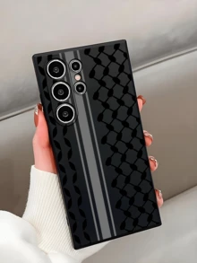 1个创意时尚线条设计手机壳/保护套，兼容、荣耀、Galaxy等国际版手机，不适用于国内版手机。 - 黑色 - 查看 3