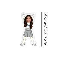 Personalized Face Cushion, Purple Dress, Customized Body Pillow, Unique And Interesting. Suitable For Father's Day, Mother's Day, Halloween, Christmas, Christmas Eve, Valentine's Day, Birthday, Personalized Day, Veteran's Day, Thanksgiving, Easter, April Fool's Day, Carnival, Ramadan, Eid Al-Fitr, Eid Al-Adha, National Day, Etc. - GO! Skirt - View 18