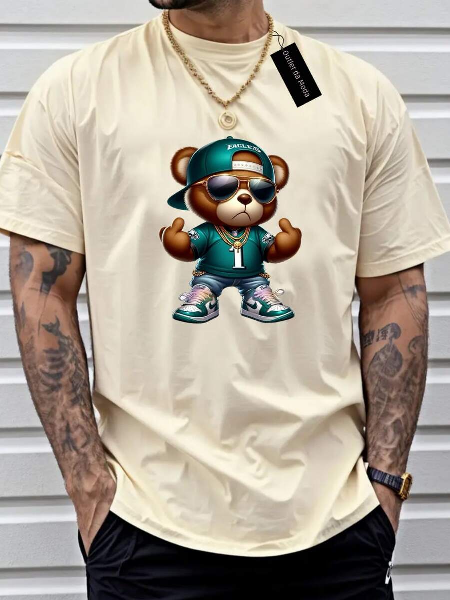 Bear Showing Fingers - Beis - Ver 1