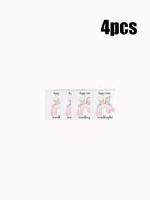 Personalized Easter Children's Card - Customized Name Bunny Greeting Card, Easter Basket Filler, Grandchild Gift, Spring Party Favor - Multicolor - View 8