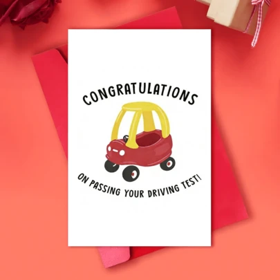 1pc Unique And Fun Exam Good Luck Card, Offering Sincere Congratulations, A Creative Gift Ready For Family And Friends, Includes An Envelope