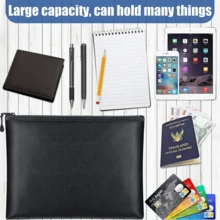 Fire-Resistant, Waterproof Cash Bag With Password Lock, Portable Cash Storage Bag, Safety Pouch - Fireproof Bag - View 4
