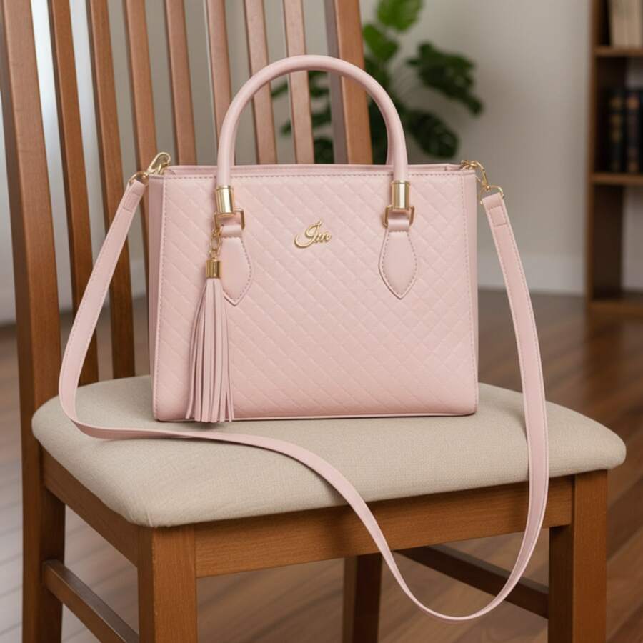 Women Tote Bags - Màu Hồng baby - Xem 1