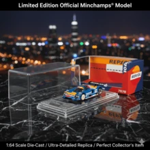 MINICHAMPS BM Creations 1:64 限量版 787B + Civic EG6 右舵车型，带可开启引擎盖 - 彩色 - 查看 9