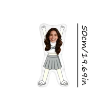 Personalized Face Cushion, Purple Dress, Customized Body Pillow, Unique And Interesting. Suitable For Father's Day, Mother's Day, Halloween, Christmas, Christmas Eve, Valentine's Day, Birthday, Personalized Day, Veteran's Day, Thanksgiving, Easter, April Fool's Day, Carnival, Ramadan, Eid Al-Fitr, Eid Al-Adha, National Day, Etc. - GO! Skirt - View 16